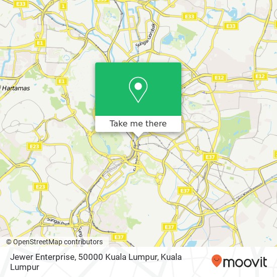 Jewer Enterprise, 50000 Kuala Lumpur map