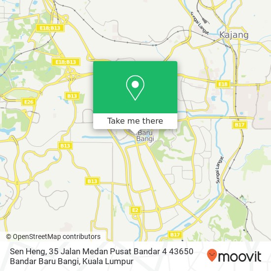 Sen Heng, 35 Jalan Medan Pusat Bandar 4 43650 Bandar Baru Bangi map