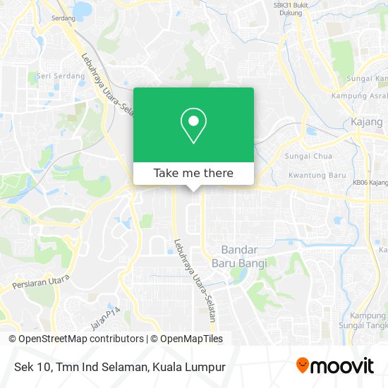 Sek 10, Tmn Ind Selaman map