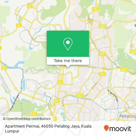 Apartment Permai, 46050 Petaling Jaya map