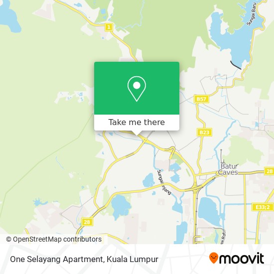 One Selayang Apartment map