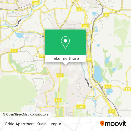 Orkid Apartment map