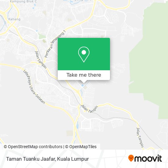 Peta Taman Tuanku Jaafar