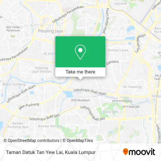 Taman Datuk Tan Yew Lai map