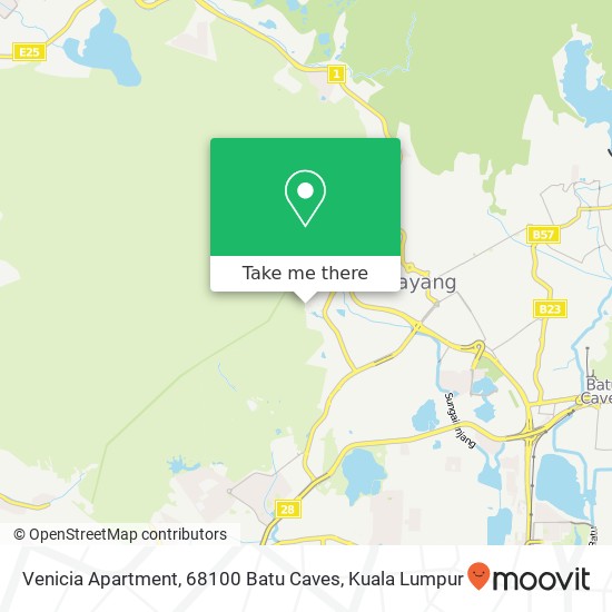 Venicia Apartment, 68100 Batu Caves map