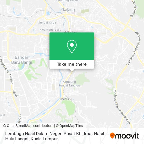 Lembaga Hasil Dalam Negeri Pusat Khidmat Hasil Hulu Langat map