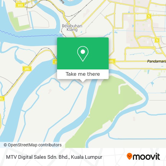 MTV Digital Sales Sdn. Bhd. map