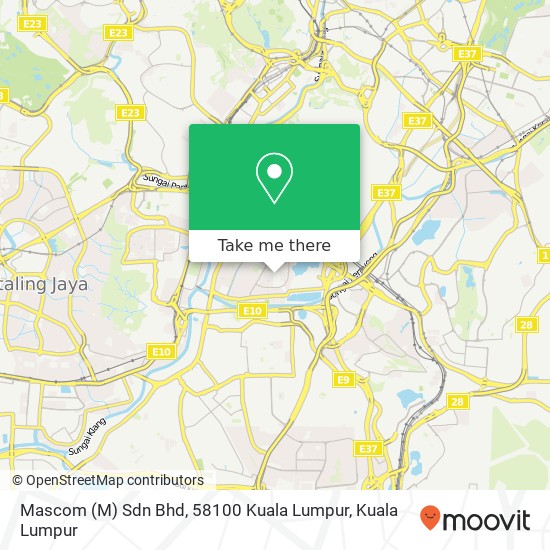 Mascom (M) Sdn Bhd, 58100 Kuala Lumpur map