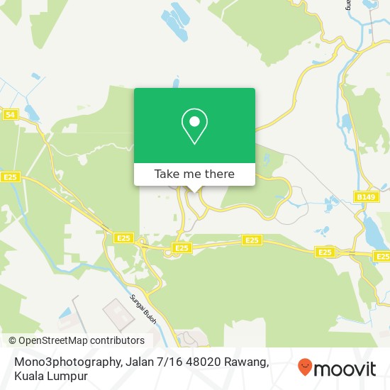 Peta Mono3photography, Jalan 7 / 16 48020 Rawang