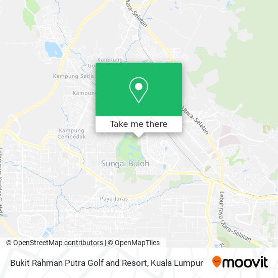 Bukit Rahman Putra Golf and Resort map