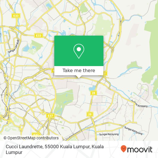 Cucci Laundrette, 55000 Kuala Lumpur map