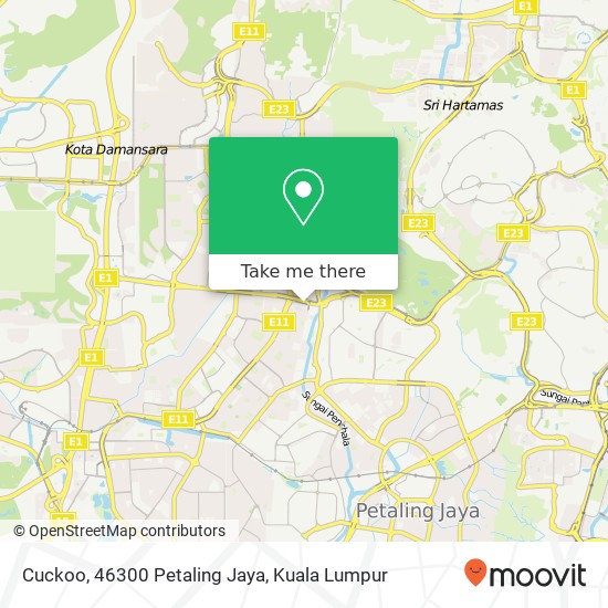 Peta Cuckoo, 46300 Petaling Jaya