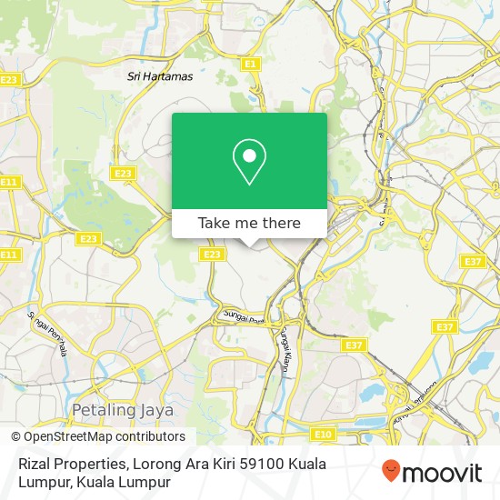 Rizal Properties, Lorong Ara Kiri 59100 Kuala Lumpur map
