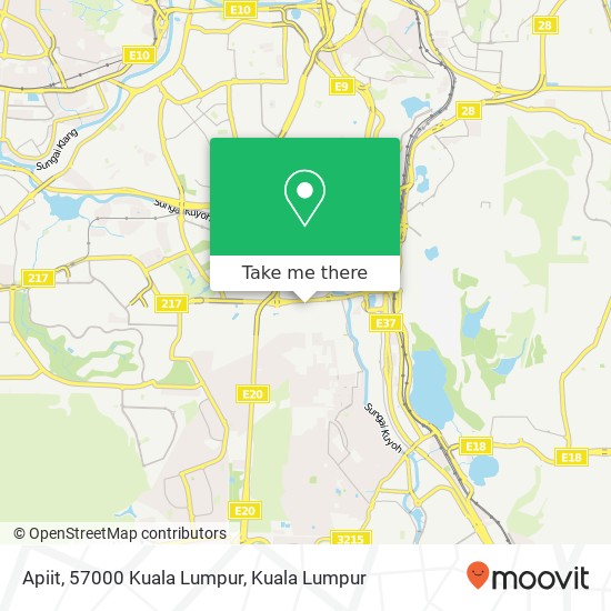 Apiit, 57000 Kuala Lumpur map