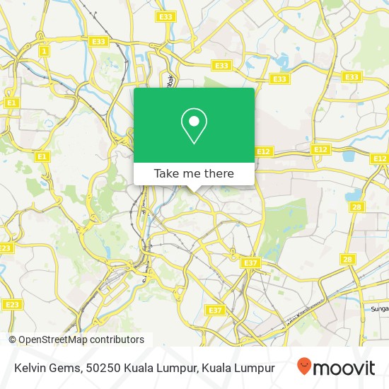 Kelvin Gems, 50250 Kuala Lumpur map