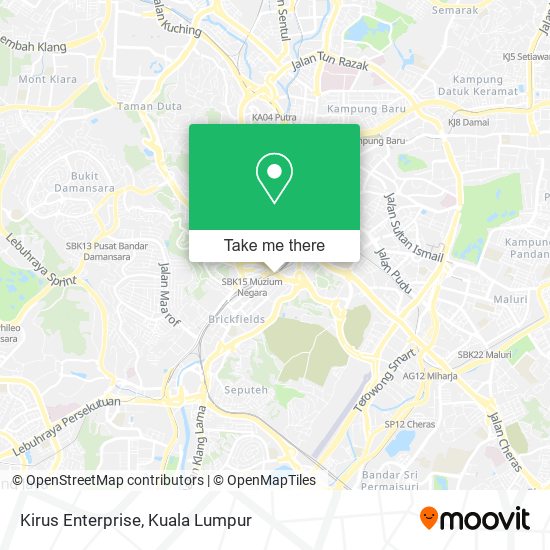 Kirus Enterprise map
