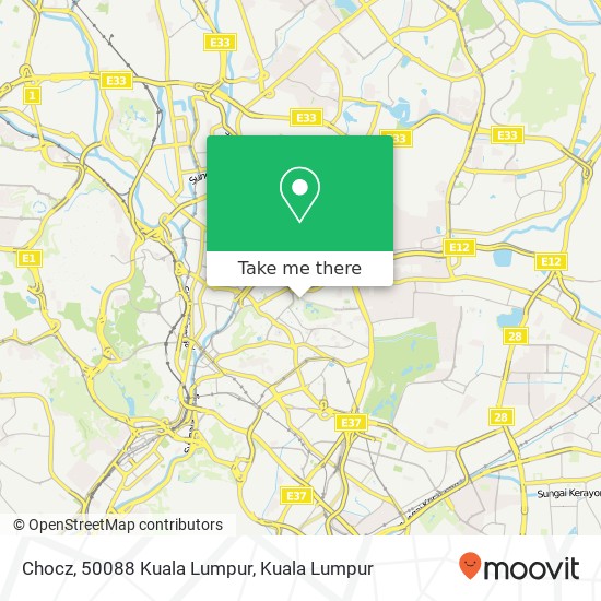 Chocz, 50088 Kuala Lumpur map