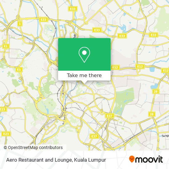 Aero Restaurant and Lounge map