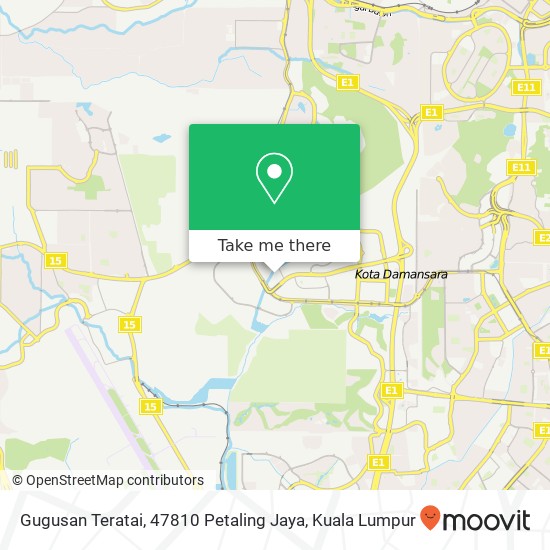 Peta Gugusan Teratai, 47810 Petaling Jaya