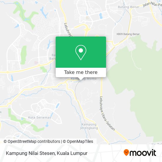 Kampung Nilai Stesen map