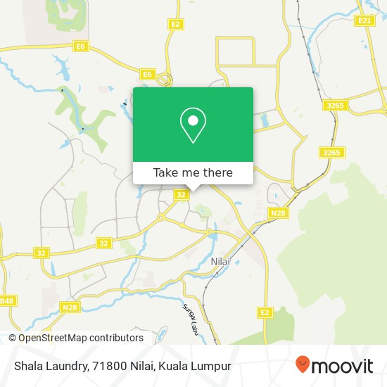 Shala Laundry, 71800 Nilai map