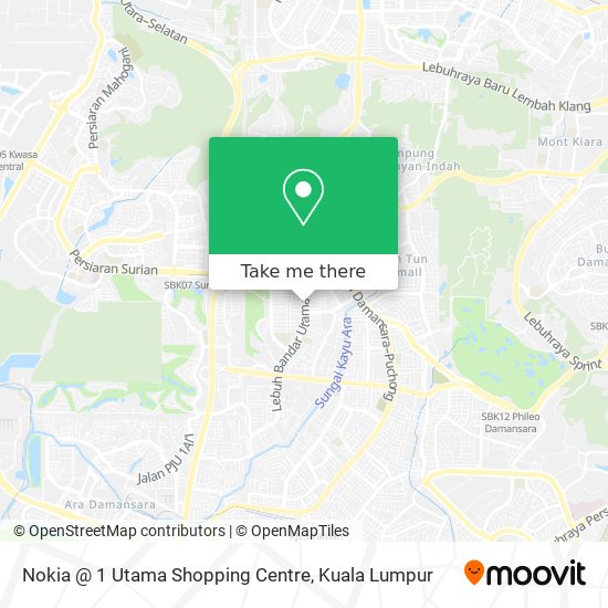 Nokia @ 1 Utama Shopping Centre map