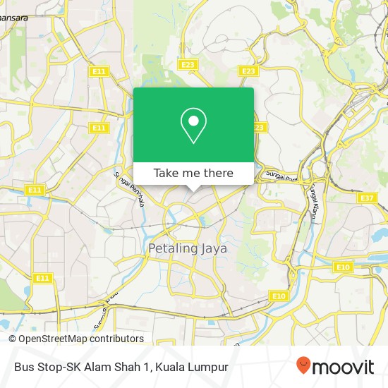 Bus Stop-SK Alam Shah 1 map