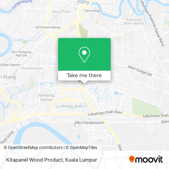 Kitapanel Wood Product map