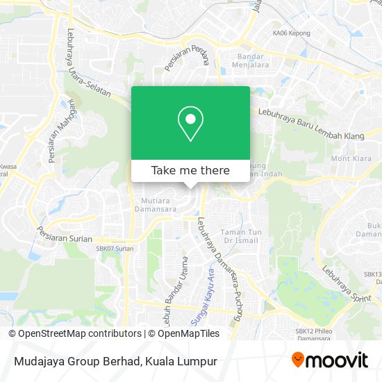 Mudajaya Group Berhad map