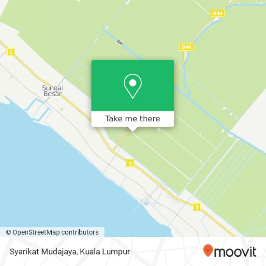 Peta Syarikat Mudajaya, 45300 Sungai Besar