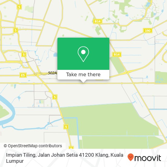 Impian Tiling, Jalan Johan Setia 41200 Klang map