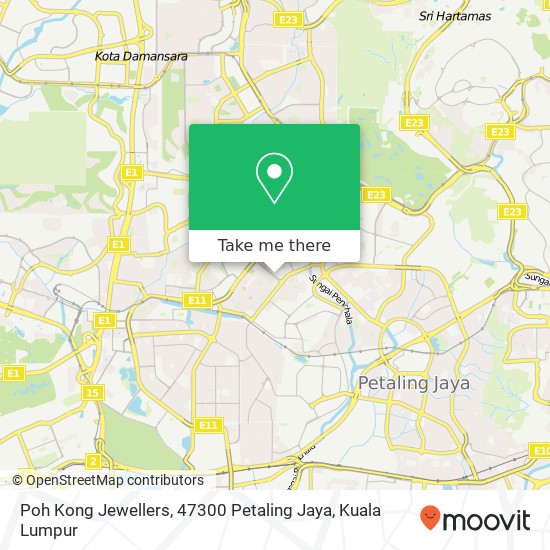 Peta Poh Kong Jewellers, 47300 Petaling Jaya