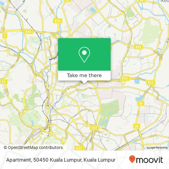 Apartment, 50450 Kuala Lumpur map