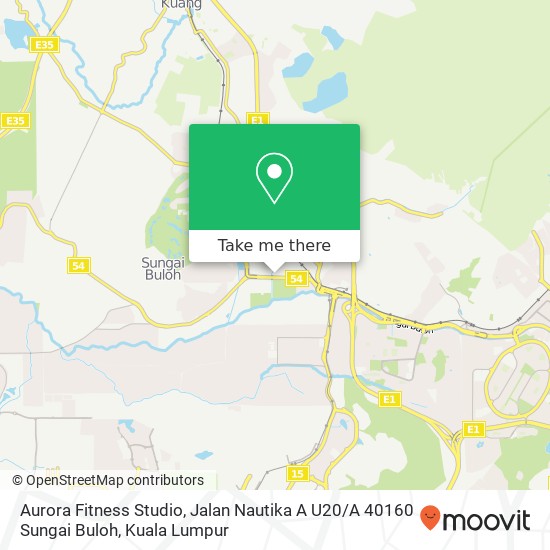 Aurora Fitness Studio, Jalan Nautika A U20 / A 40160 Sungai Buloh map