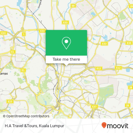 H.A Travel &Tours map