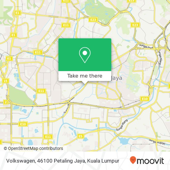 Volkswagen, 46100 Petaling Jaya map