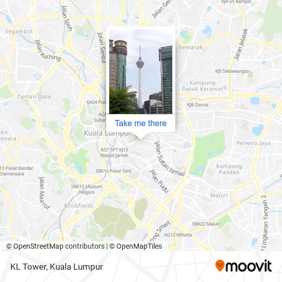 KL Tower map