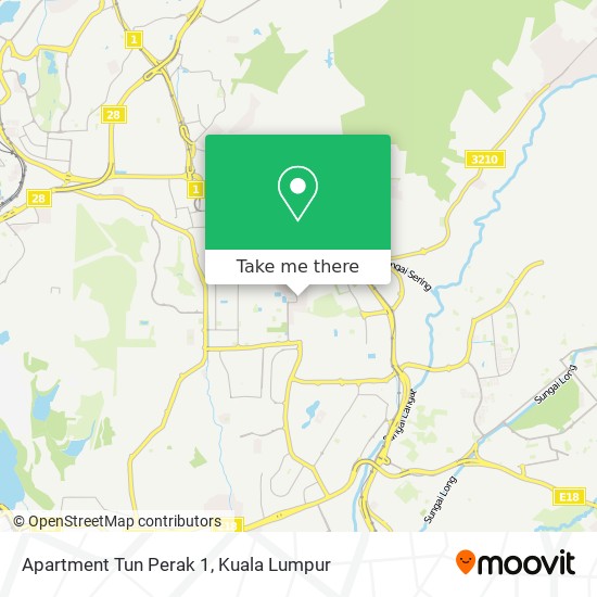 Apartment Tun Perak 1 map