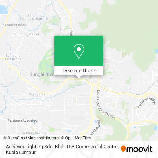 Achiever Lighting Sdn. Bhd. TSB Commercial Centre map