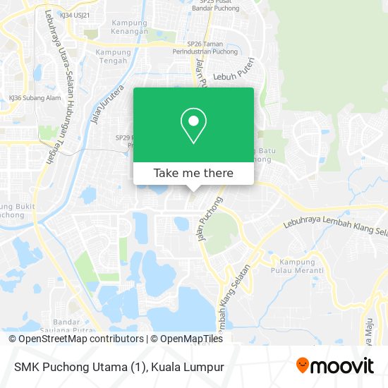 SMK Puchong Utama (1) map