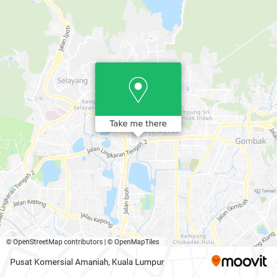 Pusat Komersial Amaniah map