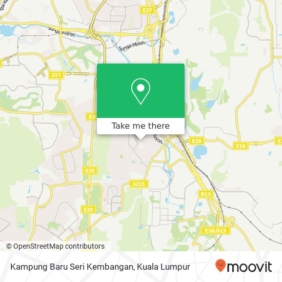 Peta Kampung Baru Seri Kembangan