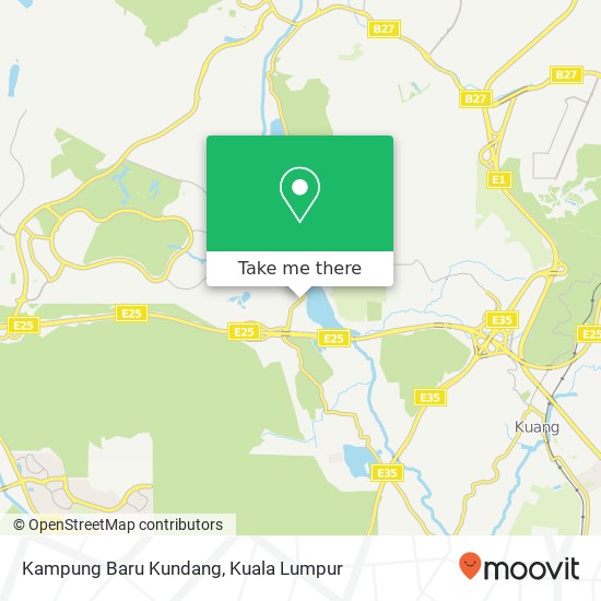 Kampung Baru Kundang map