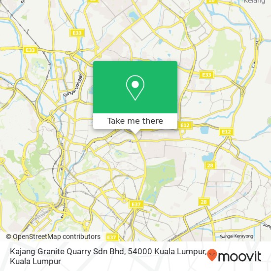 Kajang Granite Quarry Sdn Bhd, 54000 Kuala Lumpur map