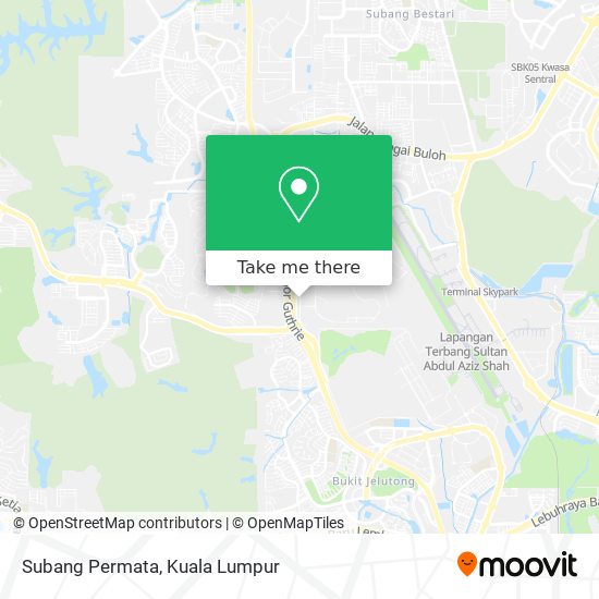 Peta Subang Permata