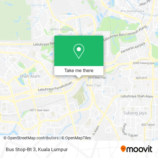 Bus Stop-Bt 3 map