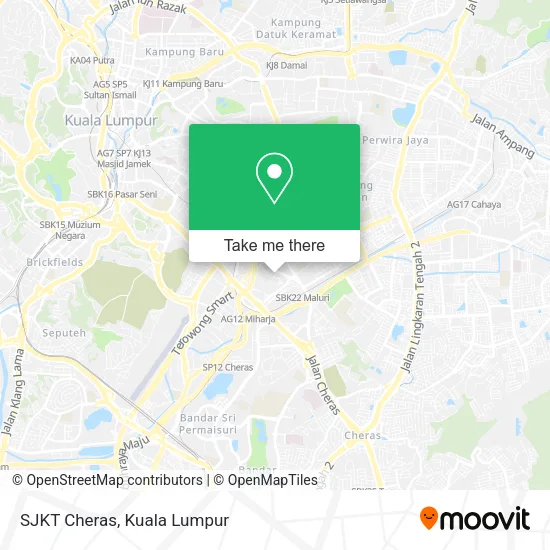 SJKT Cheras map