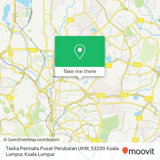 Taska Permata Pusat Perubatan UKM, 53200 Kuala Lumpur map