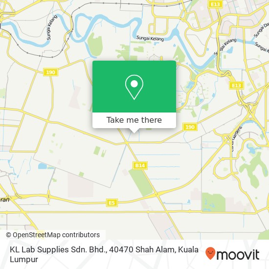 KL Lab Supplies Sdn. Bhd., 40470 Shah Alam map