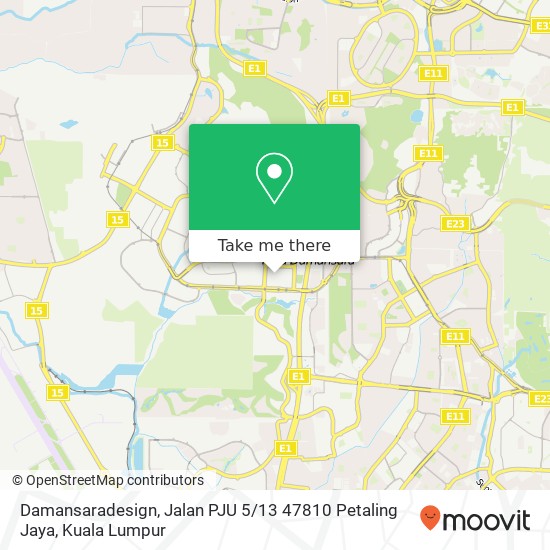 Damansaradesign, Jalan PJU 5 / 13 47810 Petaling Jaya map